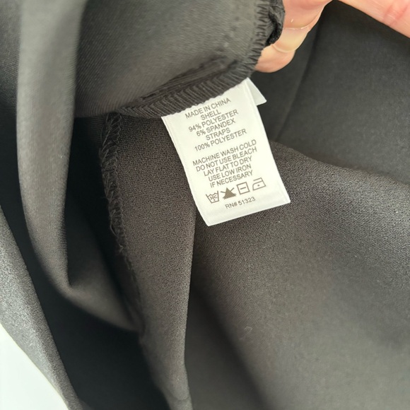 Spaghetti Strap Bodycon Crepe Scuba Dress - Picture 7 of 10